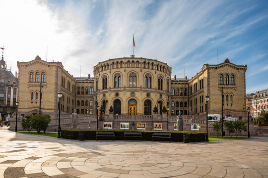 The Parliament of Norway: Stortinget Building in Oslo