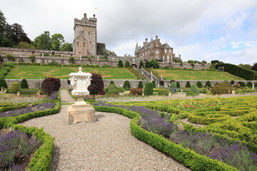 view of the dunmore gardens in scotland