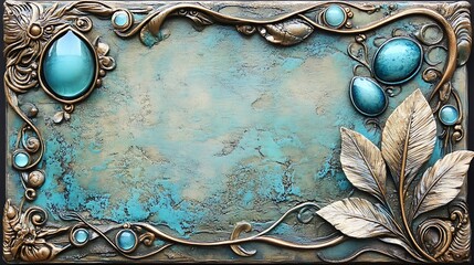 Ornate, textured, decorative box