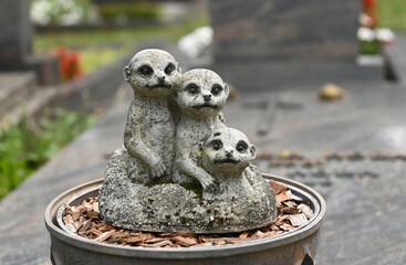 friedhof, grabdekoration