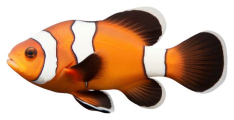PNG A caramel clownfish animal sea