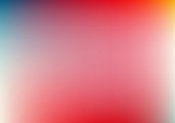 bold abstract gradient background with red pink and blue tones. bright artistic texture with smooth transitions. concept of digital marketing and modern graphic design
