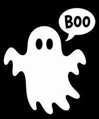 Funny Thumbs Down Ghost Screaming Boo Disapproval Ghost halloween