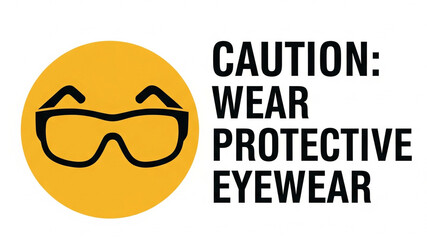 Safety glasses sign 