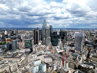 Financial and business centre. Financial capital of the world. Skyscrapers. City of London&mdash;global financial centre. The Shard. Tower Bridge.