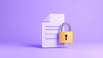 Secure document icon