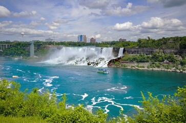 American Fall at Niagara Falls as seen from the Canadian side