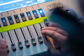 Hands Operating Console