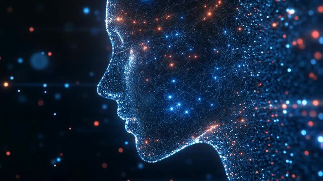 Digital Mindscape: An Abstract Portrait of Data and Artificial Intelligence
