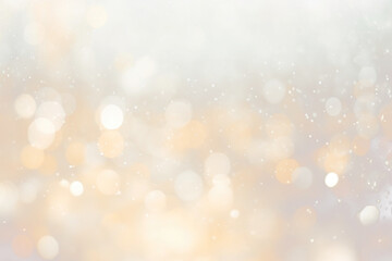 Obraz premium PNG White bokeh background abstract blurred winter.