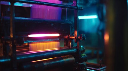 Industrial machinery night operation