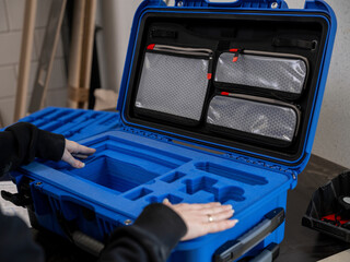 Fototapeta premium Flight Case Interior