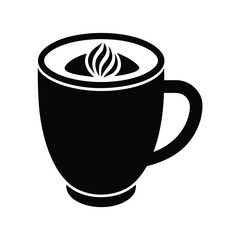 Cappuccino Mug Icon Vector Illustration