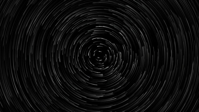 Star Trails in the Night Sky

