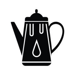 Drip Brew Kettle Icon Vector Illustration