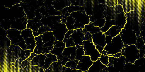 yellow black brush wrap car sticker pattern abstract banner sporty lines black yellow color combination grunge brush modern pattern racing motorsport vector design.