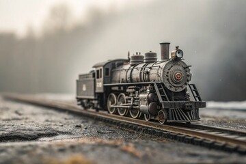 Naklejka premium old steam train