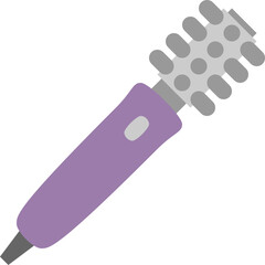 Hair Styling Brush Vector