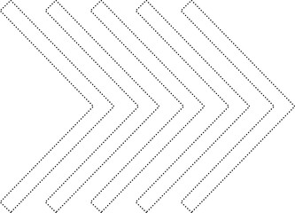 Dotted outline for triangle. Elements for design