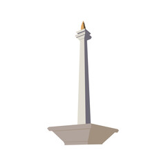 The Monas monument is a symbol of Indonesian independence