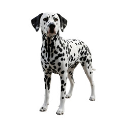 Dalmatian Dog Standing Proudly.