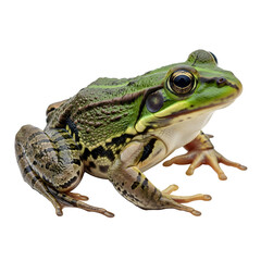 Fototapeta premium Detailed Close-up of a Green Frog.