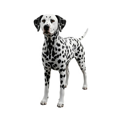 Dalmatian Dog Standing Proudly.