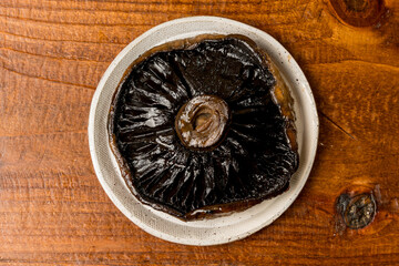 Grilled portobello mushroom cap