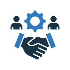 Relationship Management mixed color icon