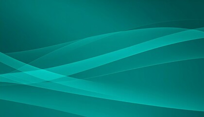 Abstract Teal Background with Flowing Light Waves for Modern Designs and Layouts