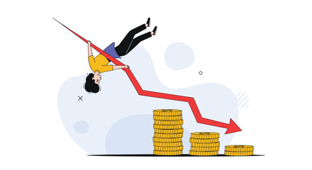 Economic downturn and financial crisis affecting business growth and investments critically impacting market performance