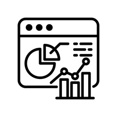 Analytics line icon