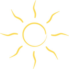 doodle of sun