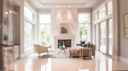 Contemporary living room with clean-lined furniture and neutral tones, soft ambient lighting.

