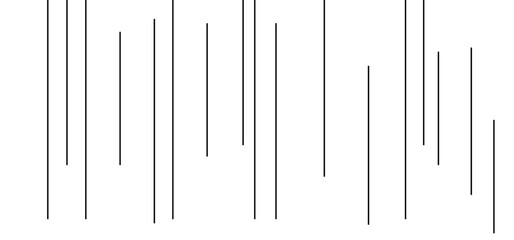 Thin line halftone black texture. Fading vertical stripe gradation background. Black parallel lines wallpaper for overlay, print, cover, banner, poster. Vector