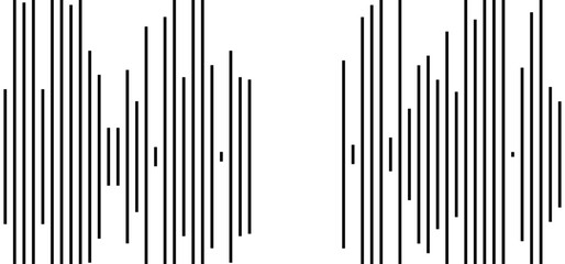 Thin line halftone black texture. Fading vertical stripe gradation background. Black parallel lines wallpaper for overlay, print, cover, banner, poster. Vector