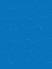 Simple Summer wave background with thin line