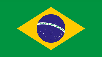 Brazilian flag symbolizes national pride with vibrant colors