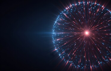 Fototapeta premium Lasers, rays. Neutral beautiful background for designers, marketers and IT. Popular abstraction, illustration, object, symbol, texture, pattern.