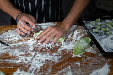Culinary artistry: forming the base for delicious fresh gnocchi