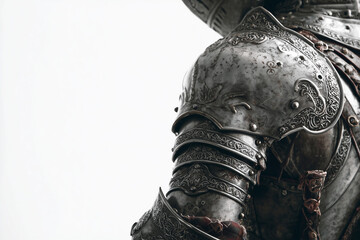 medieval knight in the armour