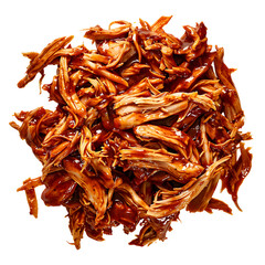 Obraz premium Shredded Meat with Barbecue Sauce