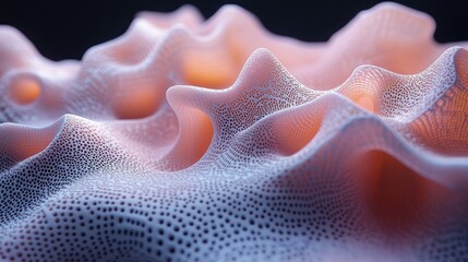 Abstract textured surface,  organic forms,  soft color gradient