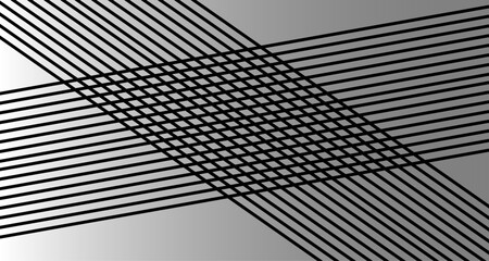 Hipster abstract background with diagonal lines. Abstract geometric black seamless pattern.