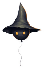 Fototapeta premium PNG Balloon witch celebration.