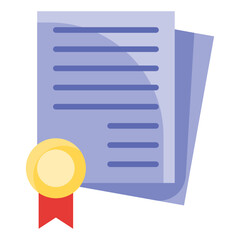 Diploma Flat Icon