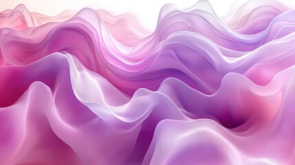 Obraz premium Soft Waves of Pink and Purple Abstract Fabric Texture Background