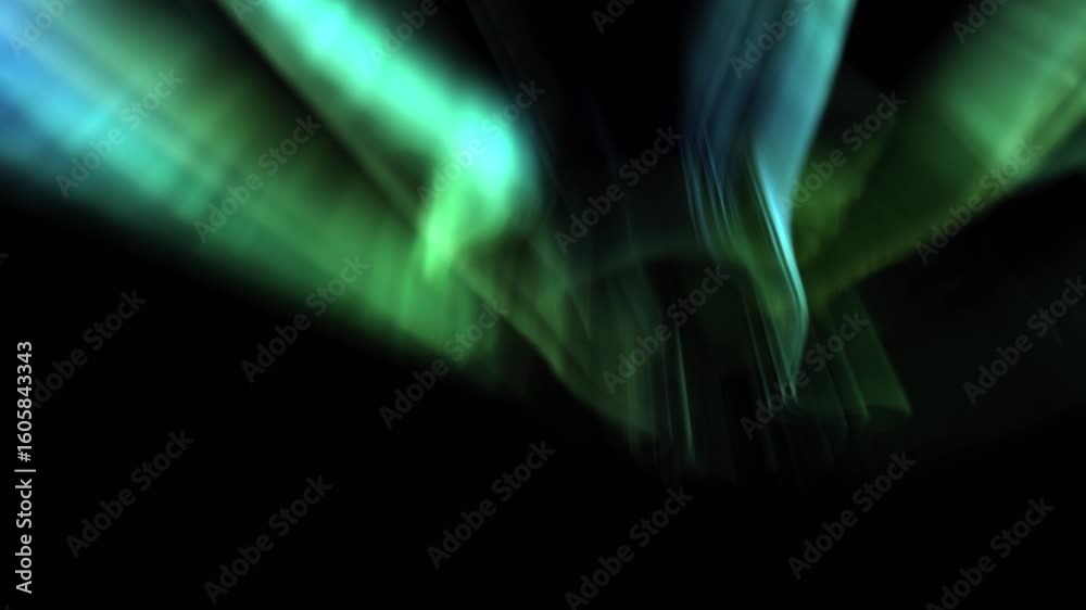 Canvas Prints aurora bliss loop animation background