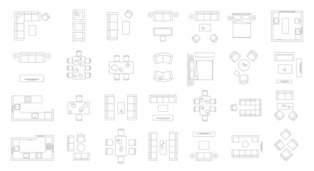 Detailed Architectural Plans: A Comprehensive Overview of Furniture Layout and Design Concepts