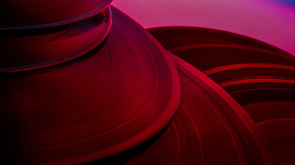 music show dj background with vinyl .close up of vinyl with texture for music banner ticket flyer...